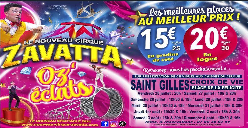 "Oz'Eclat", le spectacle du Nouveau Cirque Zavatta à Saint-Gilles-Croix-de-Vie