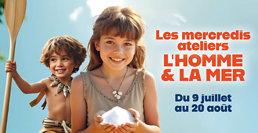 Les mercredis ateliers "L'homme et la mer" au Préhisto'site du Cairn
