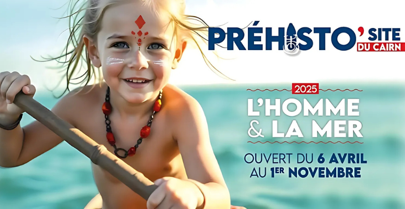 "L'homme et la mer", exposition au Préhisto'site du Cairn