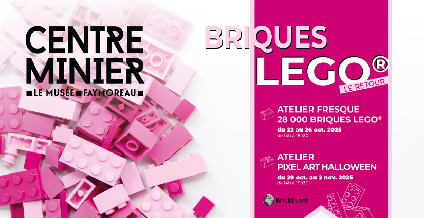 Le retour des briques Lego au Centre minier de Faymoreau