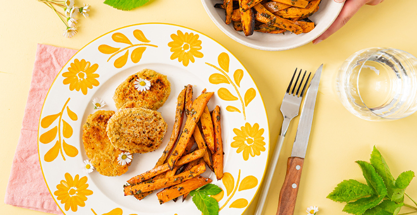 Une recette sauvage et ludique à faire avec les enfants : nuggets de pois chiches à la pâquerette