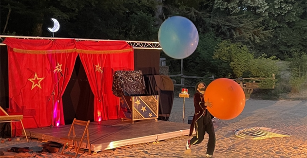 Les Scènes Ouvertes, spectacle nocturne au Château des Essarts