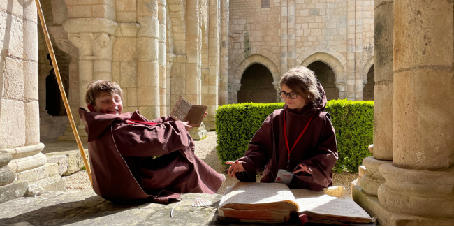 Visite costumée de l'Abbaye de Nieul sur l'Autise