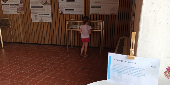 Le voyage des pierres, exposition au Manoir des Sciences de Réaumur