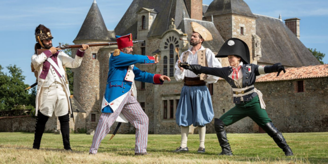 "Lames en table", spectacle au Logis de la Chabotterie