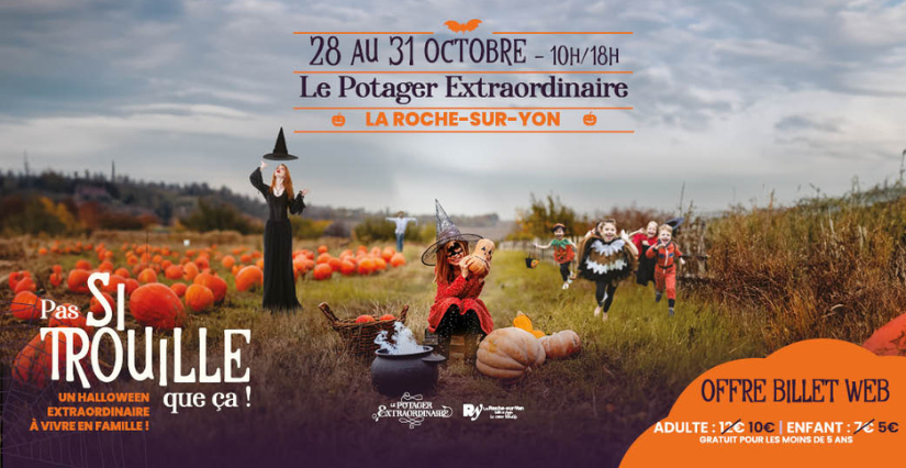 Halloween au Potager Extraordinaire, la Roche-sur-Yon