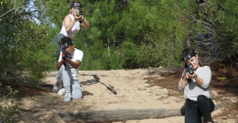 "Laser Tag", sport pour ados à Explora Parc, Saint-Jean-de-Monts