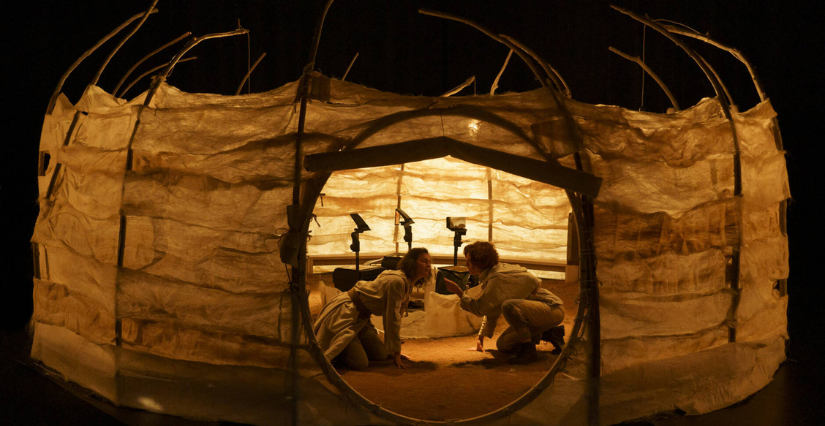 "Le langage des oiseaux", spectacle du festival "Roulez Jeunesse !" avec le Grand R hors les murs