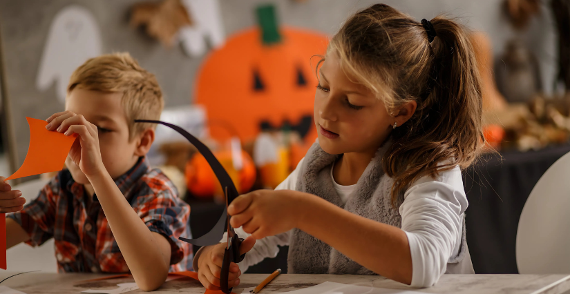 Garde unique d'Halloween à Babychou Services la Roche-sur-Yon