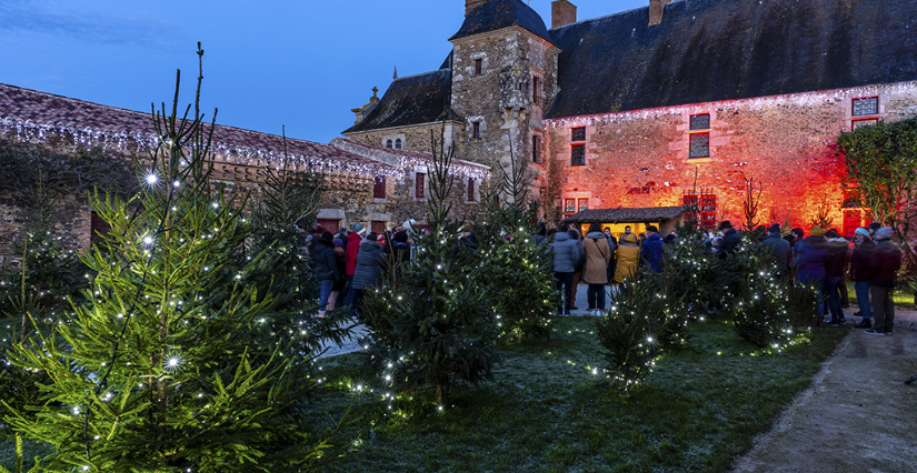 Animations de Noël en famille au Logis de la Chabotterie