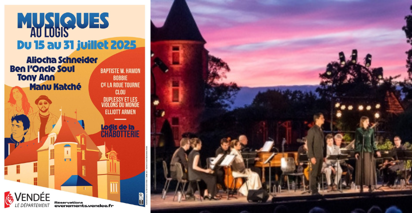 "Musique au Logis ", concerts d'été au Logis de la Chabotterie 