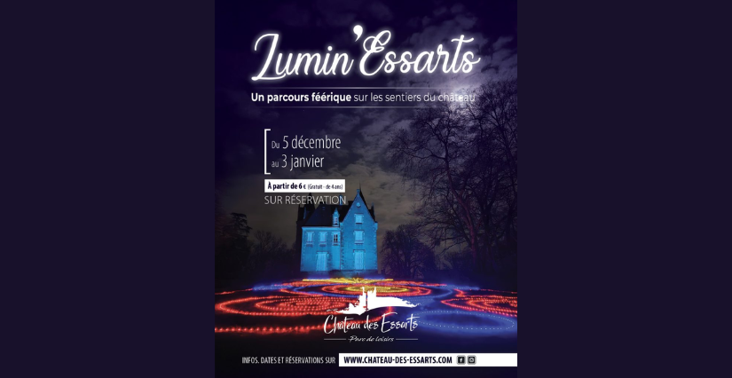 "Lumin’Essarts", Noël au Château des Essarts