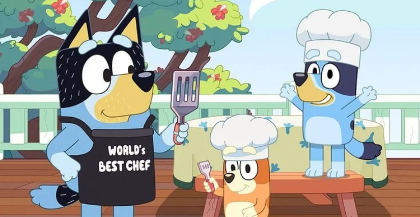 "Bluey au cinema : Collection “En Cuisine", film en famille au Cinéville de la Roche-Sur-Yon 